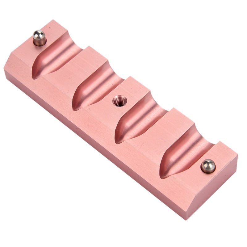 4-Slot Aluminum Lipstick Mold DIY Tool by HitMyNeed
