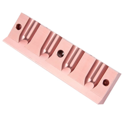 4-Slot Aluminum Lipstick Mold DIY Tool by HitMyNeed