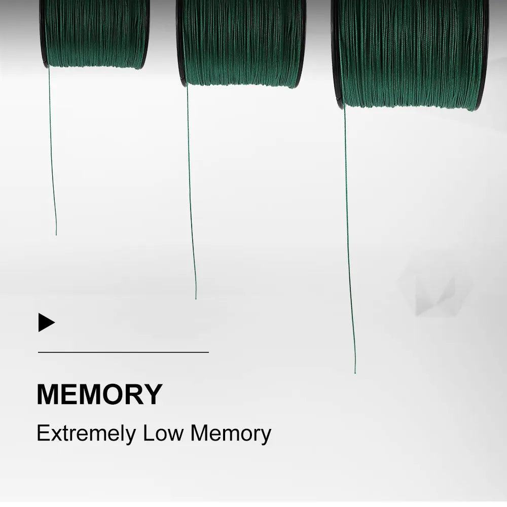 4-Strand Braided PE Fishing Line 300-1000m by HitMyNeed