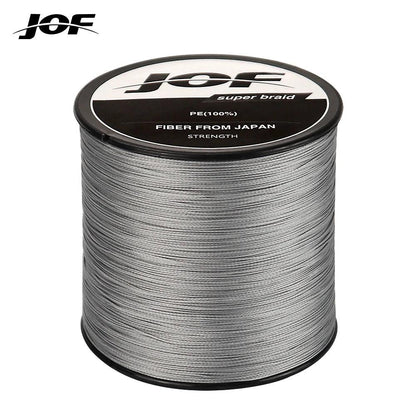 4-Strand Braided PE Fishing Line 300-1000m light-grey 500m-20lb by HitMyNeed