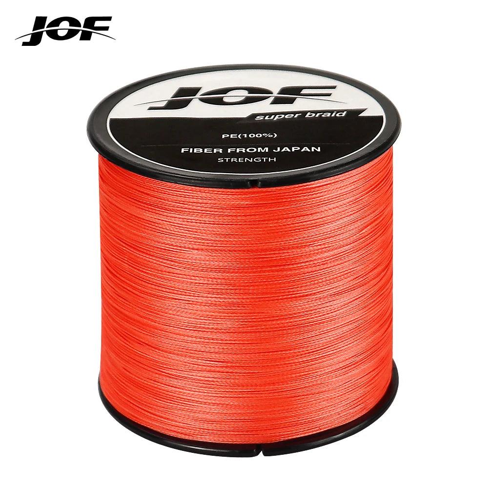 4-Strand Braided PE Fishing Line 300-1000m orange 300m-30lb by HitMyNeed