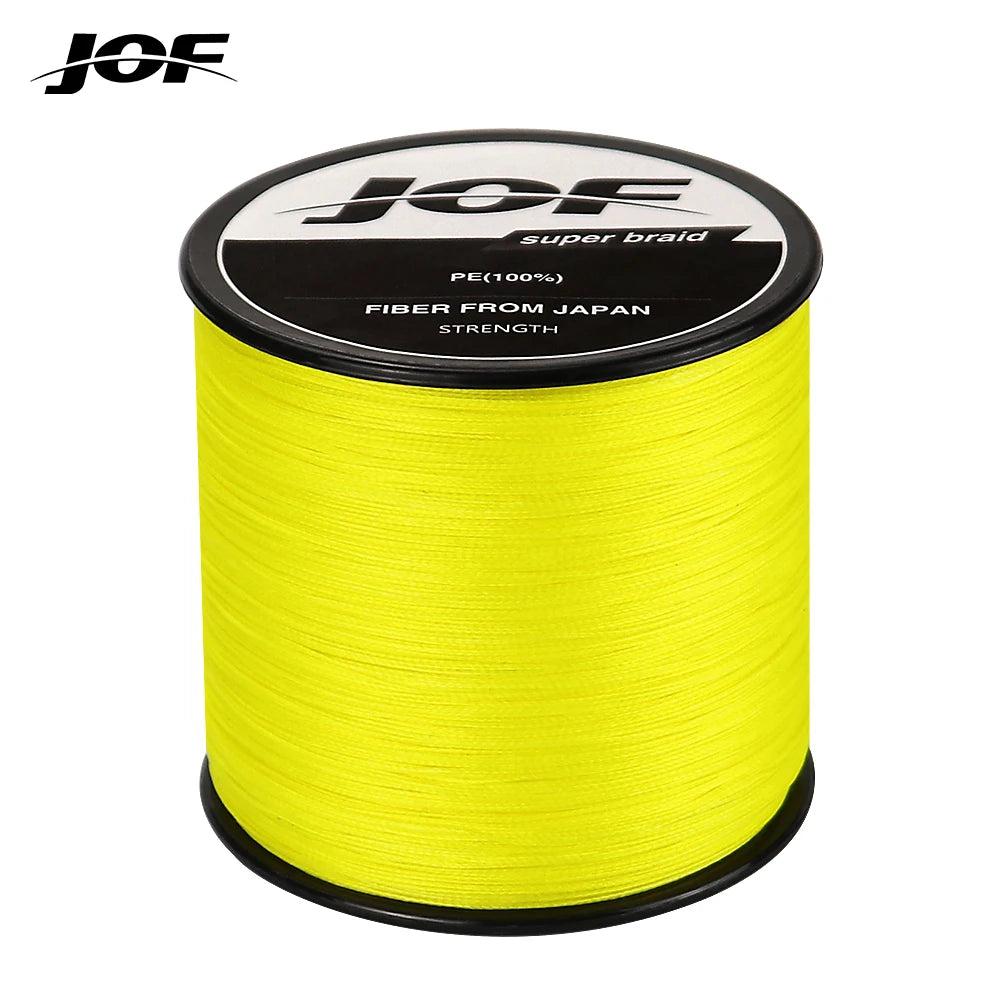 4-Strand Braided PE Fishing Line 300-1000m yellow 300m-20lb by HitMyNeed