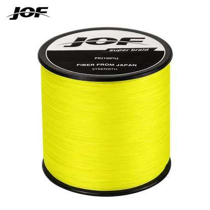 4-Strand Braided PE Fishing Line 300-1000m yellow 300m-20lb by HitMyNeed