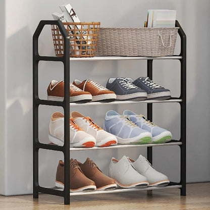 4-Tier Shoe Rack Door & Floor Storage Organizer by HitMyNeed