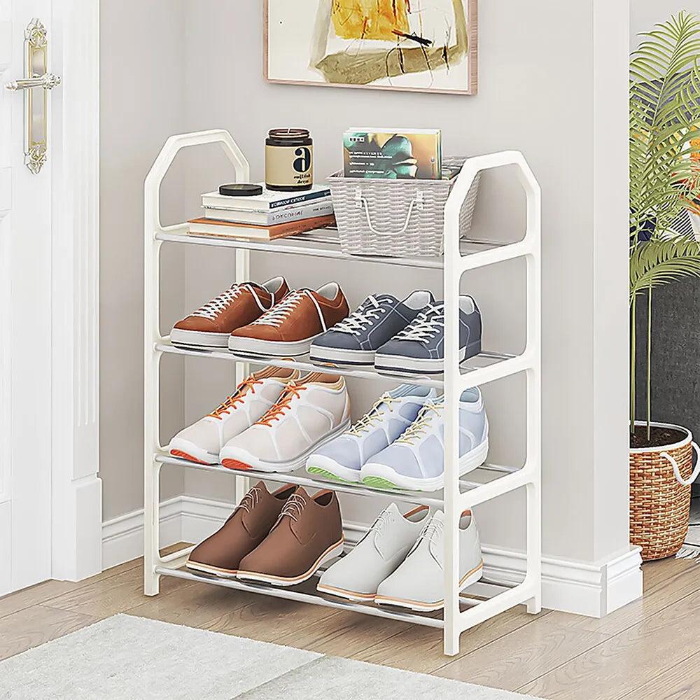4-Tier Shoe Rack Door & Floor Storage Organizer by HitMyNeed