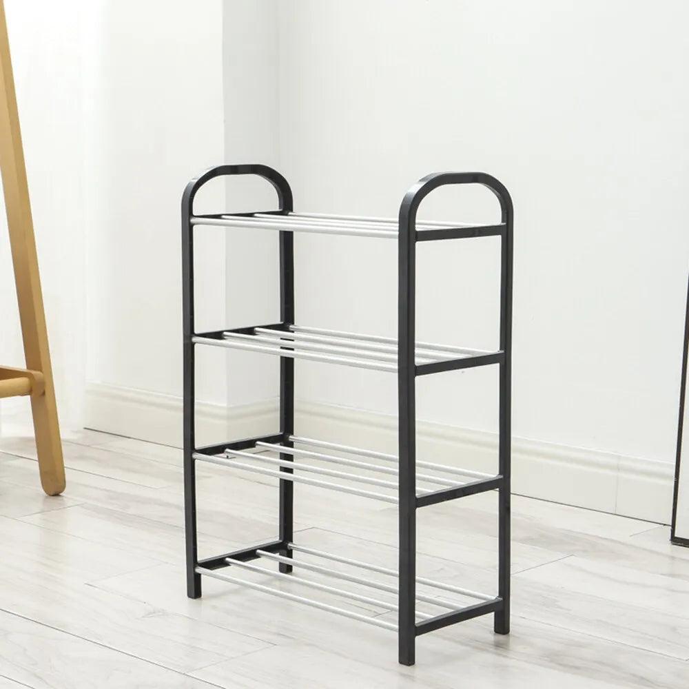 4-Tier Shoe Rack Door & Floor Storage Organizer by HitMyNeed