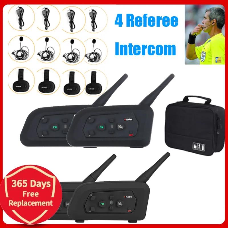 4-User Football Referee Intercom Headset 1200m Range by HitMyNeed
