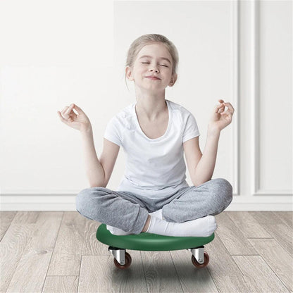 4-Wheel Silent Ab Roller with Sliding Disc System by HitMyNeed