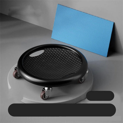 4-Wheel Silent Ab Roller with Sliding Disc System black by HitMyNeed