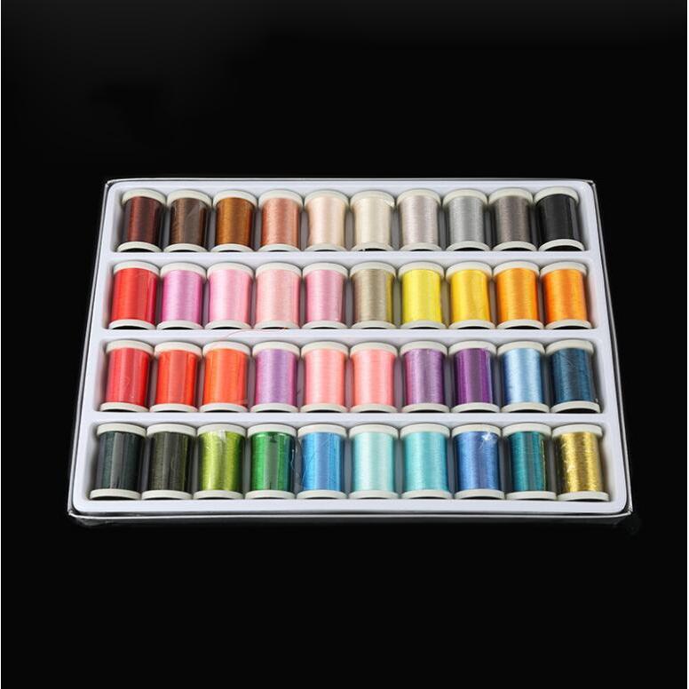 40-Color Rayon Sewing Thread Set with Case by HitMyNeed