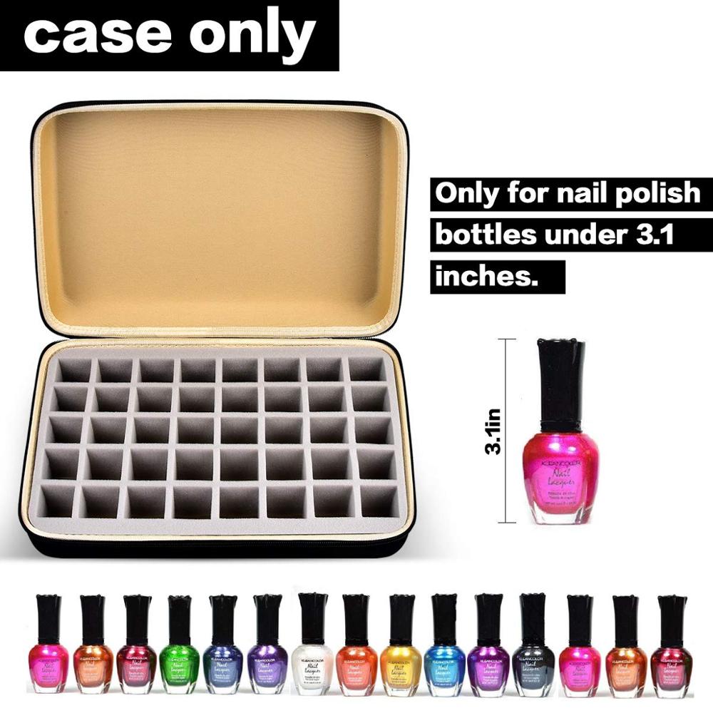 40 Grid Portable Nail Polish Organizer Case by HitMyNeed