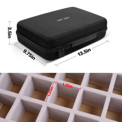 40 Grid Portable Nail Polish Organizer Case by HitMyNeed