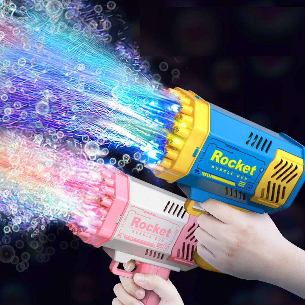 40-Hole Electric Bubble Gun with LED Lights by HitMyNeed