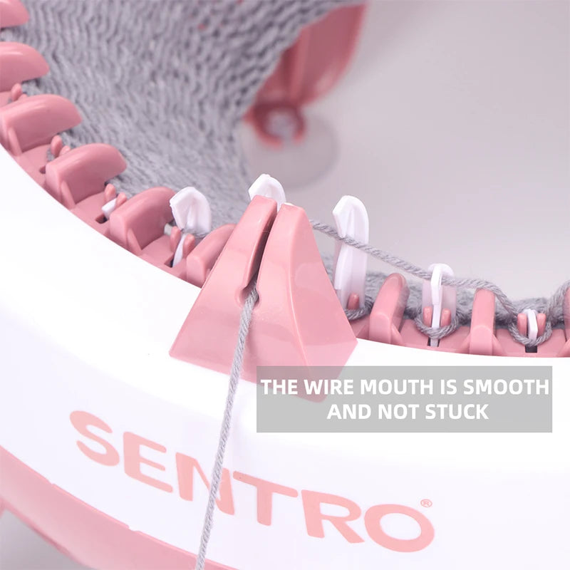 40-Needle Hand Knitting Machine for DIY Hats & Scarves by HitMyNeed