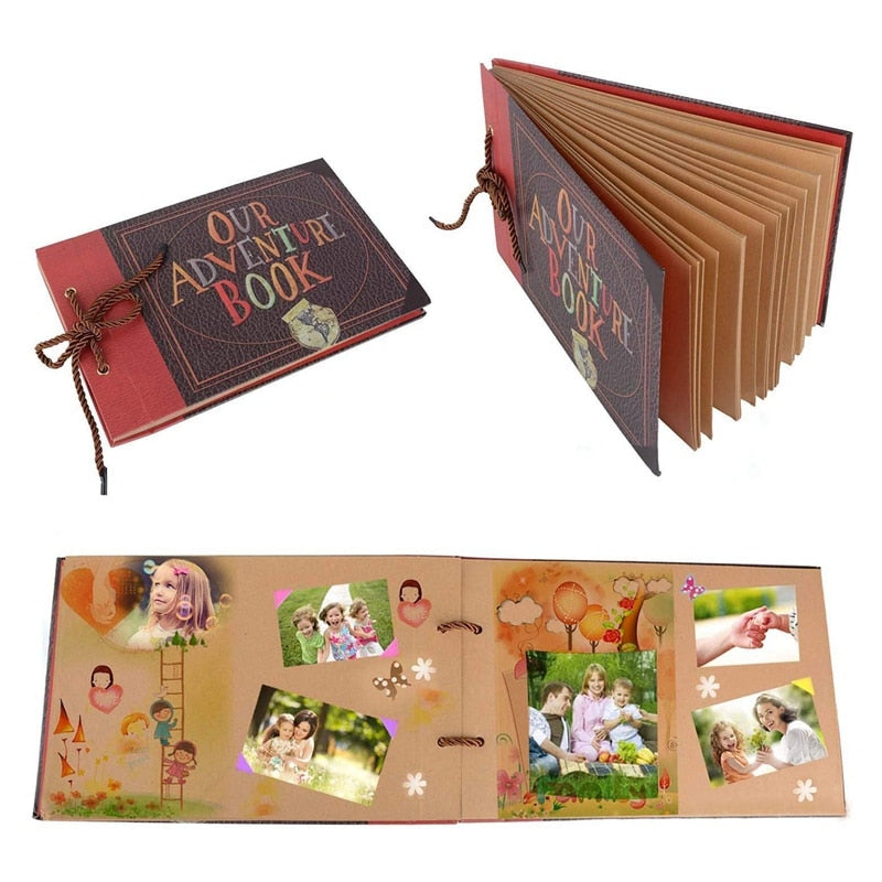 40-Page DIY Adventure Scrapbook Photo Album by HitMyNeed