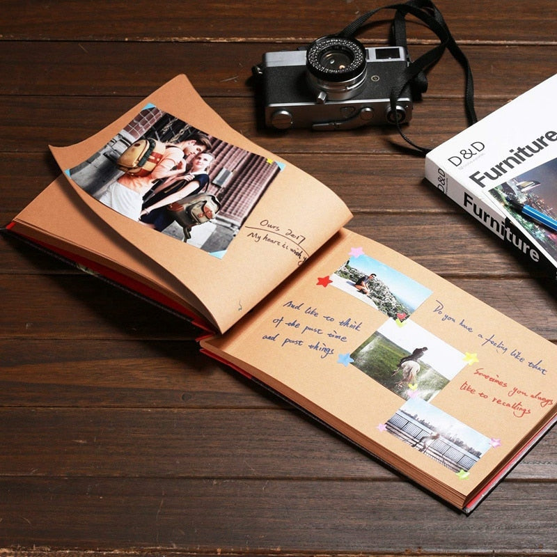 40-Page DIY Adventure Scrapbook Photo Album by HitMyNeed