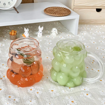 400ml Clear Heat Resistant Glass Coffee Mug by HitMyNeed