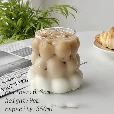 400ml Clear Heat Resistant Glass Coffee Mug b by HitMyNeed