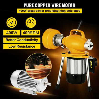 400W Electric Drain Cleaning Machine for Pipes & Toilets by HitMyNeed