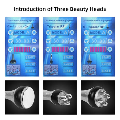 40K 3-in-1 Cavitation RF Body & Face Slimming Device by HitMyNeed