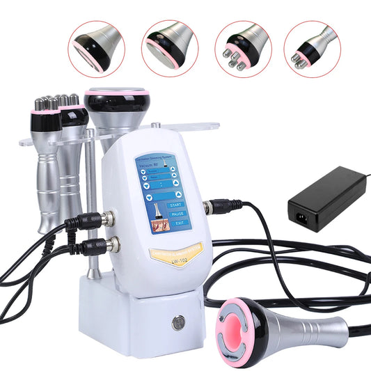 40K Cavitation Ultrasonic RF 4-in-1 Body & Face Machine by HitMyNeed