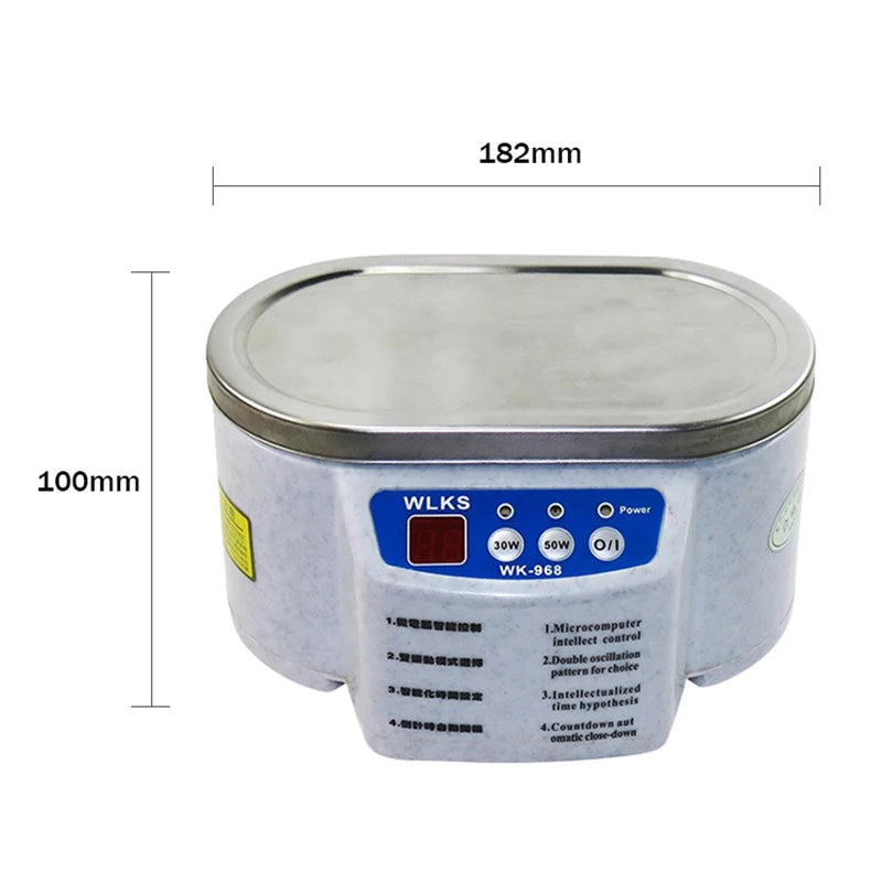 40kHz Ultrasonic Cleaner 635ml 30/50W with Degas by HitMyNeed