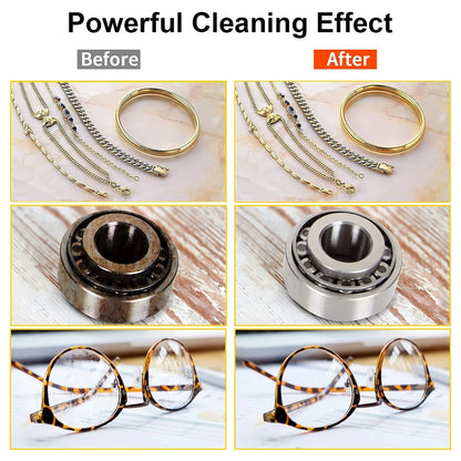 40kHz Ultrasonic Glasses & Jewelry Cleaner 0.8L by HitMyNeed