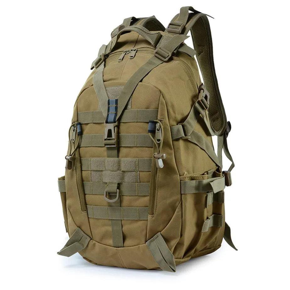 40L Tactical MOLLE Backpack with Reflective Panels by HitMyNeed