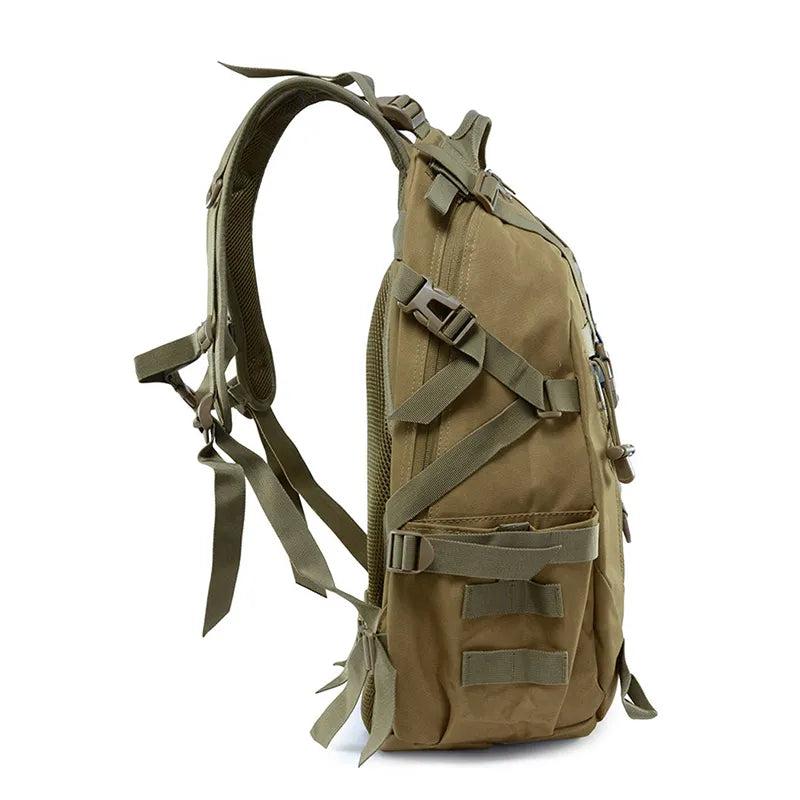 40L Tactical MOLLE Backpack with Reflective Panels by HitMyNeed