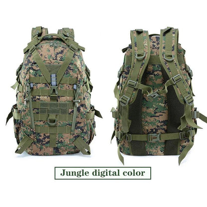 40L Tactical MOLLE Backpack with Reflective Panels jdc by HitMyNeed