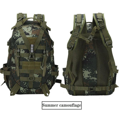40L Tactical MOLLE Backpack with Reflective Panels sc by HitMyNeed