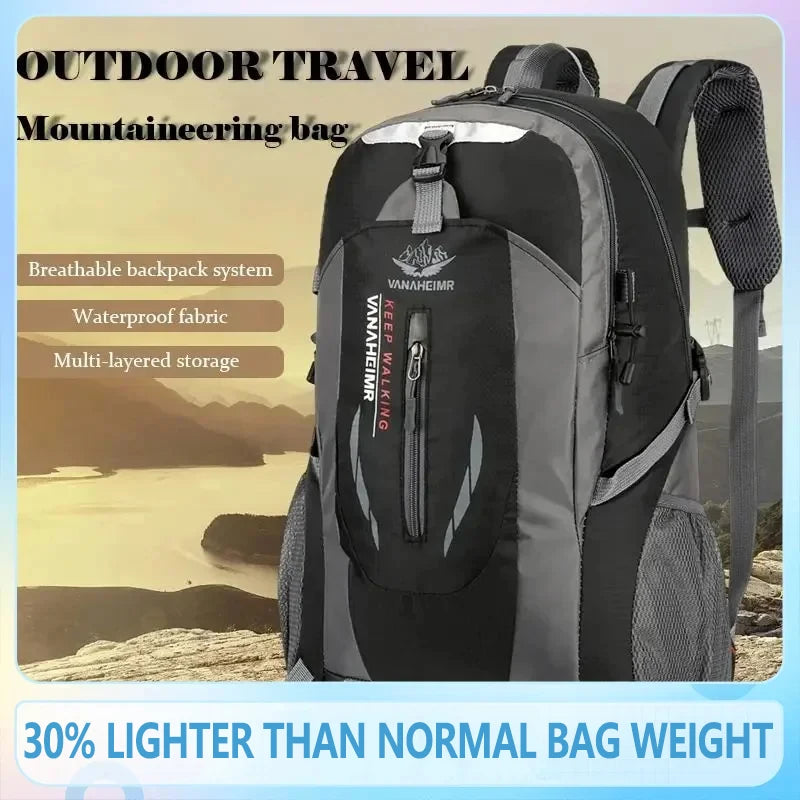 40L Waterproof Hiking Backpack with Large Capacity by HitMyNeed