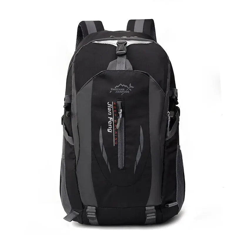 40L Waterproof Hiking Backpack with Large Capacity black by HitMyNeed