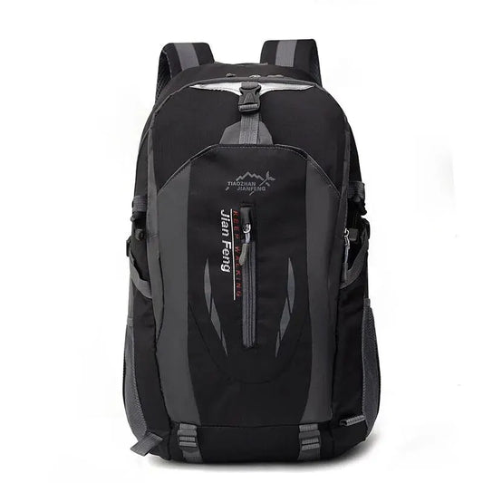 40L Waterproof Hiking Backpack with Large Capacity black by HitMyNeed