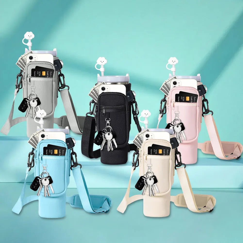 40oz Neoprene Water Bottle Carrier Bag for Stanley by HitMyNeed