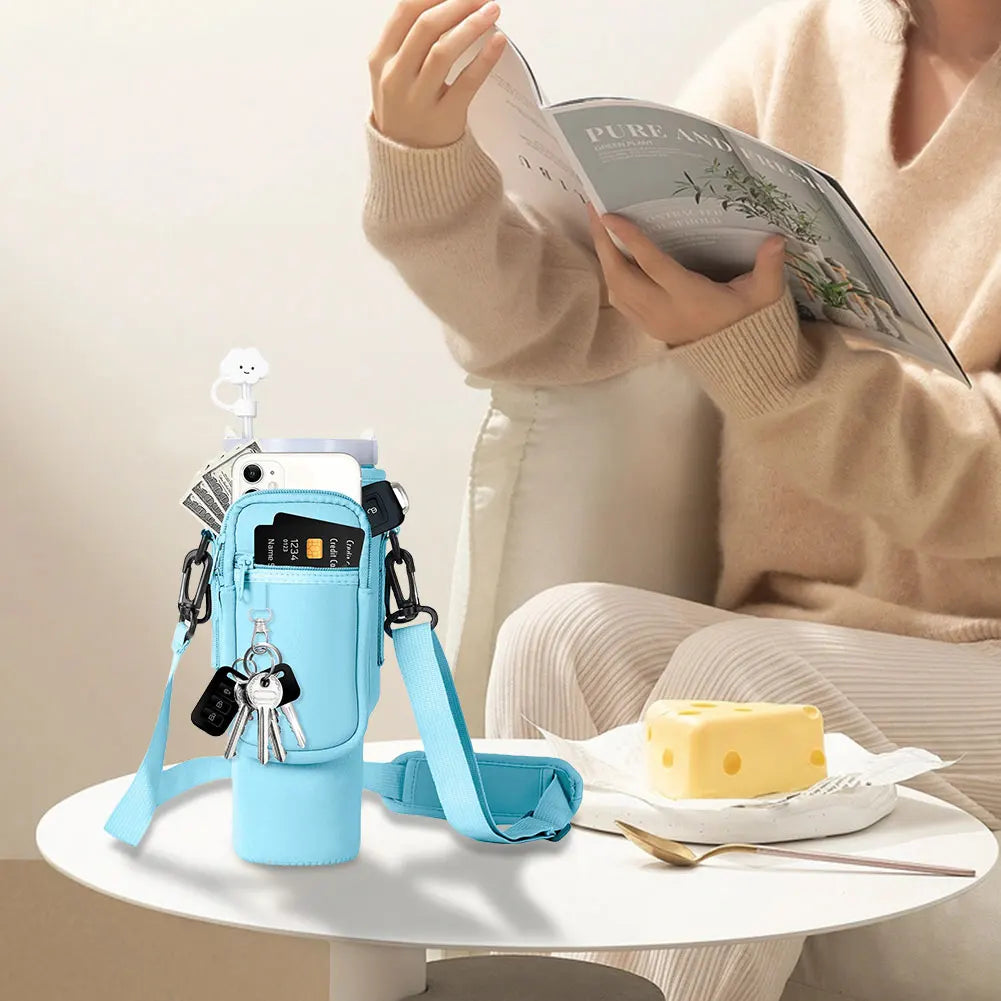 40oz Neoprene Water Bottle Carrier Bag for Stanley by HitMyNeed