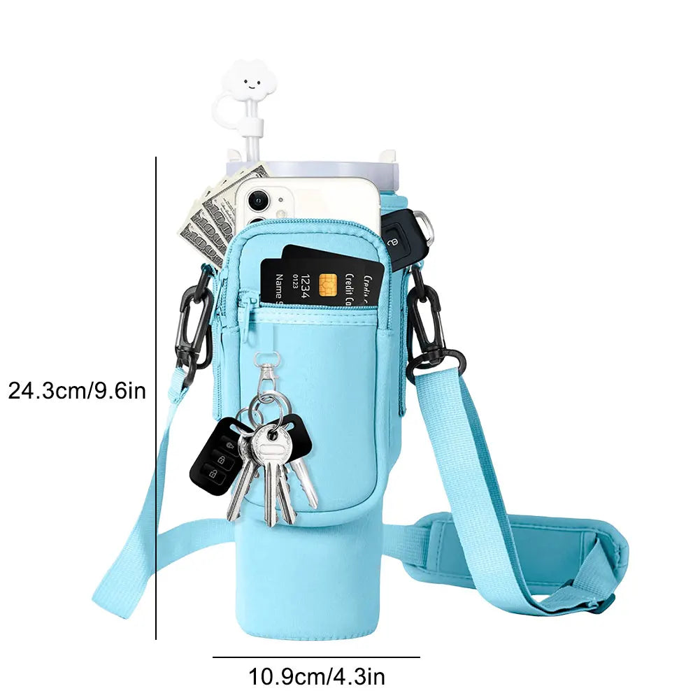 40oz Neoprene Water Bottle Carrier Bag for Stanley by HitMyNeed