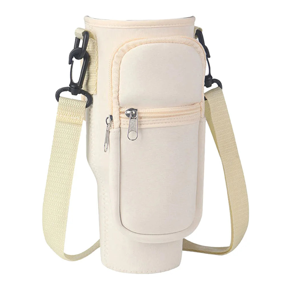 40oz Neoprene Water Bottle Carrier Bag for Stanley beige-bag-200006155 by HitMyNeed