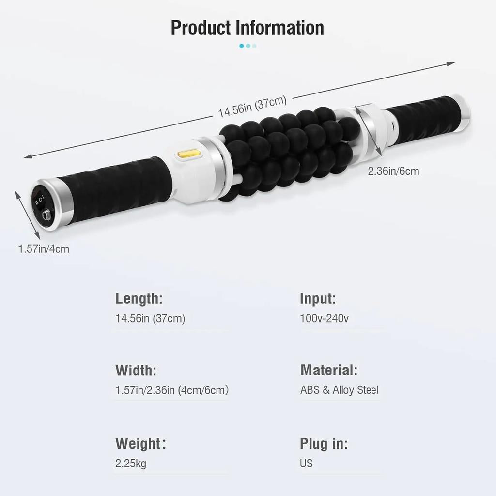 40W Electric Roller High-Frequency Body Massager by HitMyNeed
