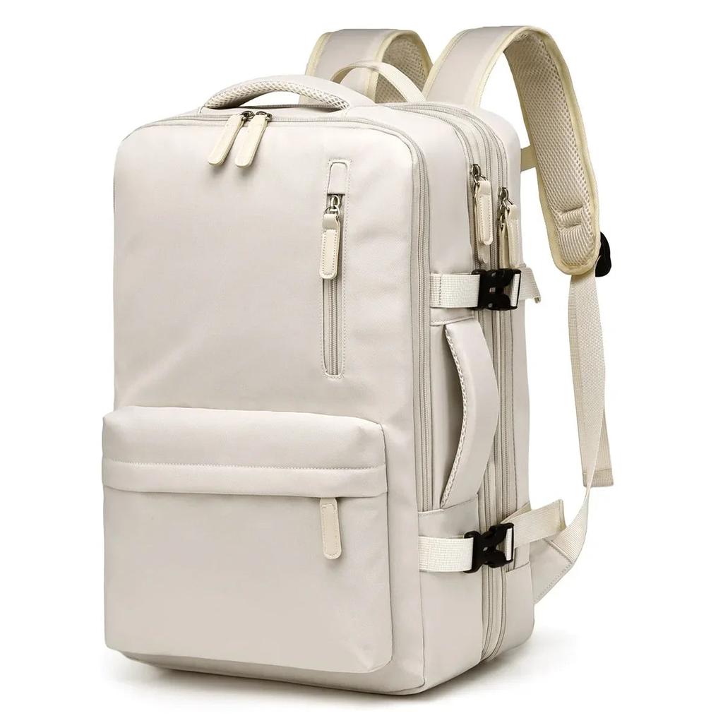 40x30x20 Cabin Backpack with Laptop Compartment beige by HitMyNeed