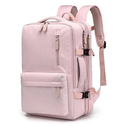 40x30x20 Cabin Backpack with Laptop Compartment pink by HitMyNeed