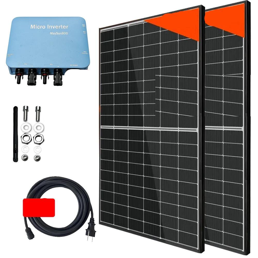 410W / 820W Monocrystalline Balcony Solar Panel Kit 410w-solar-panel by HitMyNeed