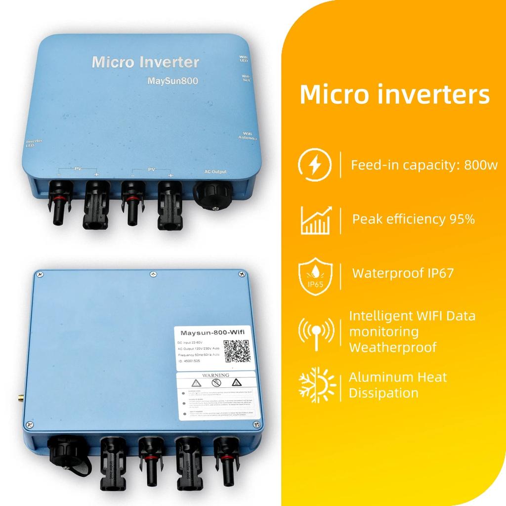 410W / 820W Monocrystalline Balcony Solar Panel Kit by HitMyNeed