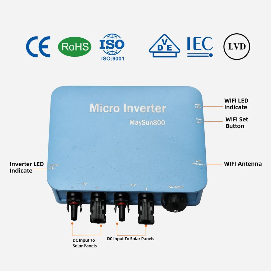 410W / 820W Monocrystalline Balcony Solar Panel Kit by HitMyNeed