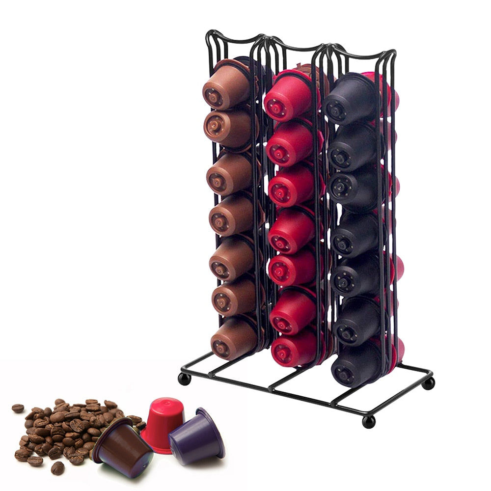 42 Slot Coffee Pod Organizer Stand by HitMyNeed