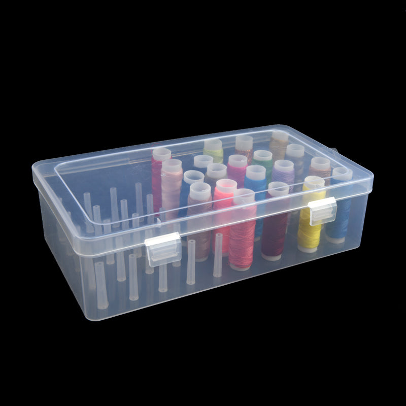 42 Slot Plastic Thread Holder Box Organizer by HitMyNeed