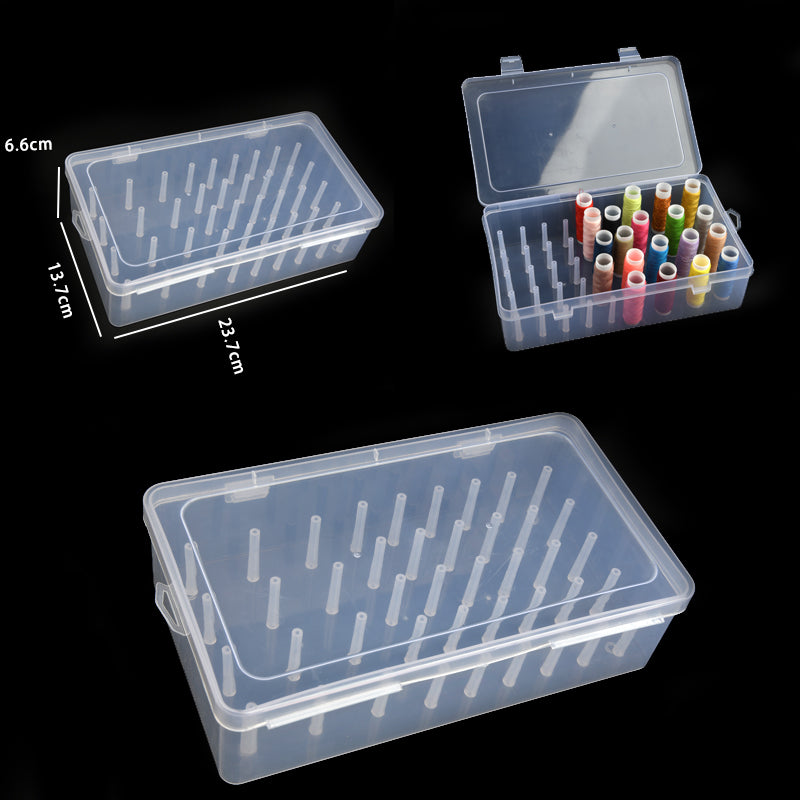 42 Slot Plastic Thread Holder Box Organizer by HitMyNeed