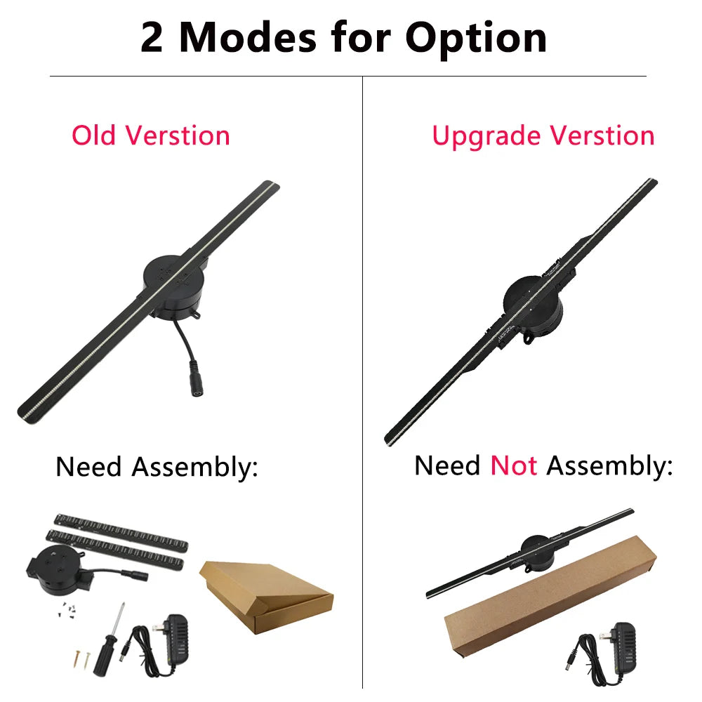 42cm WiFi 3D Hologram Fan Advertising Display by HitMyNeed