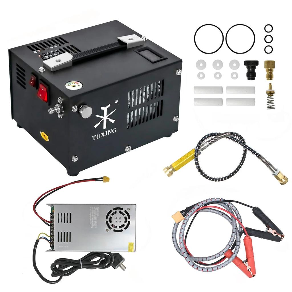 4500 PSI 300 Bar Portable PCP Air Compressor 12V/AC by HitMyNeed