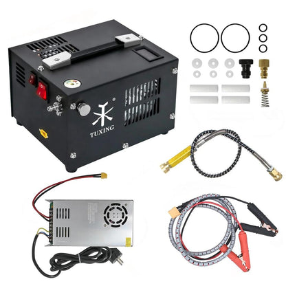 4500 PSI 300 Bar Portable PCP Air Compressor 12V/AC by HitMyNeed